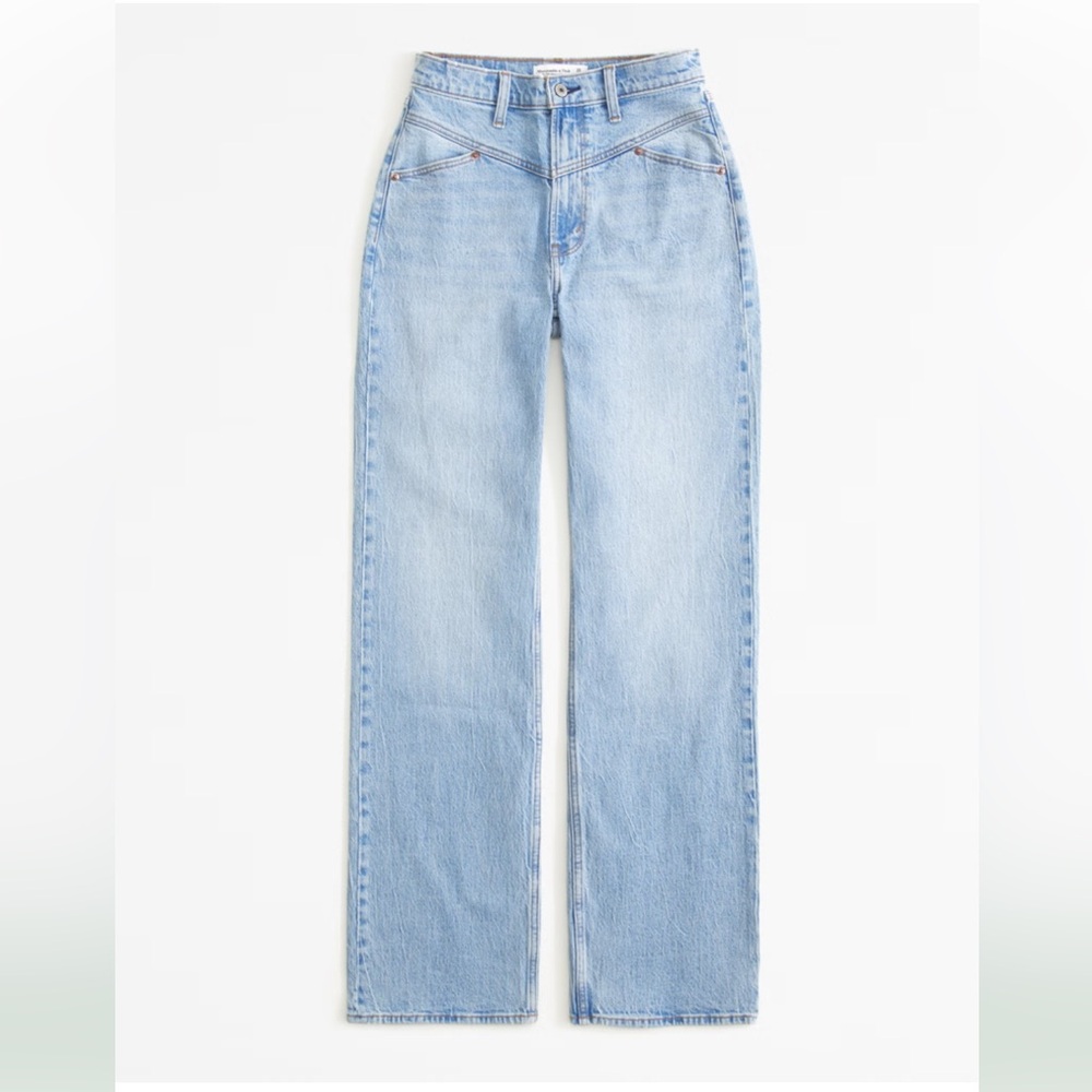 Abercrombie & Fitch Curve Love 90s High Rise Relaxed fit Jeans, size 24